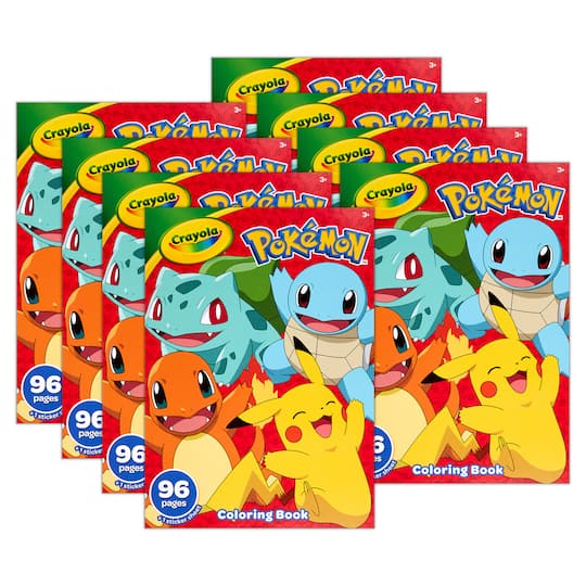 Crayola 11" x 3" Pokmon Coloring Book Sets, 8ct. | Michaels Crayola 11" x 3" Pokmon Coloring Book Sets, 8ct. | Michaels